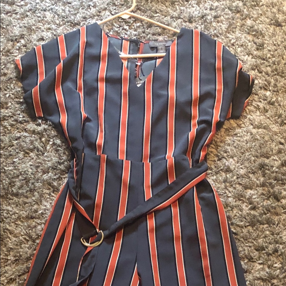 Striped Jumpsuit